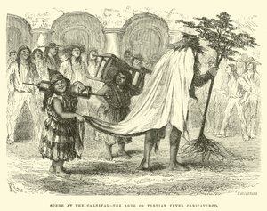 Scene at the Carnival, the Ague or Tertian Fever Caricatured by Edouard Riou